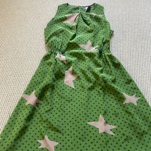 Vintage Anthropology silk dress